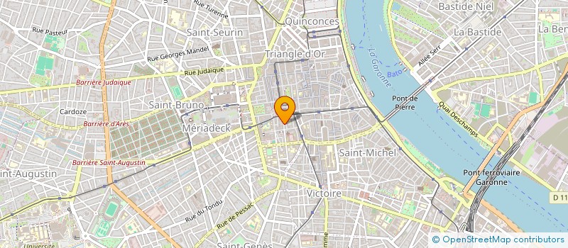 localisation de l'entreprise MADAME MORGANE PERON  BORDEAUX