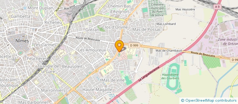 localisation de l'entreprise MADAME MORGANE PERRIN  NIMES