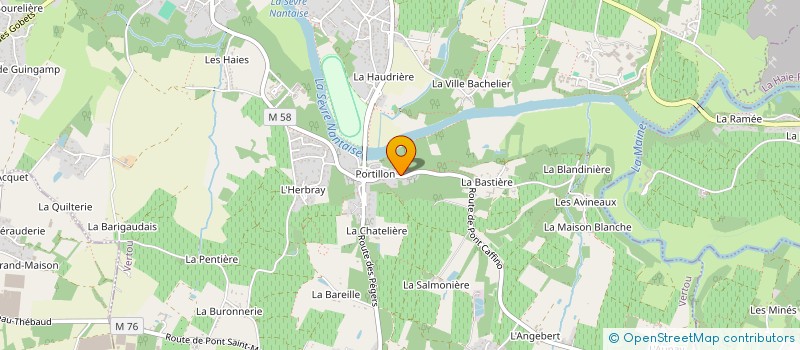 localisation de l'entreprise MADAME MORGANE PERRION  VERTOU