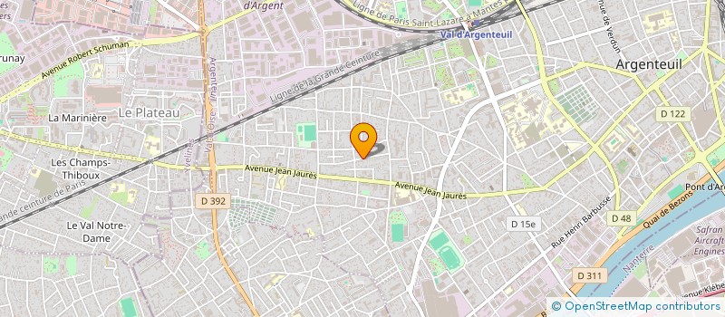 localisation de l'entreprise MADAME MORGANE PETIT  ARGENTEUIL