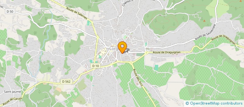 localisation de l'entreprise MADAME MORGANE PETITPAS  LORGUES