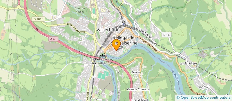 localisation de l'entreprise MADAME MORGANE PETRE à VALSERHONE
