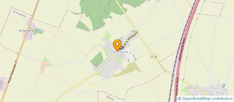 localisation de l'entreprise MADAME MORGANE PEYRONNET à HEMEVILLERS