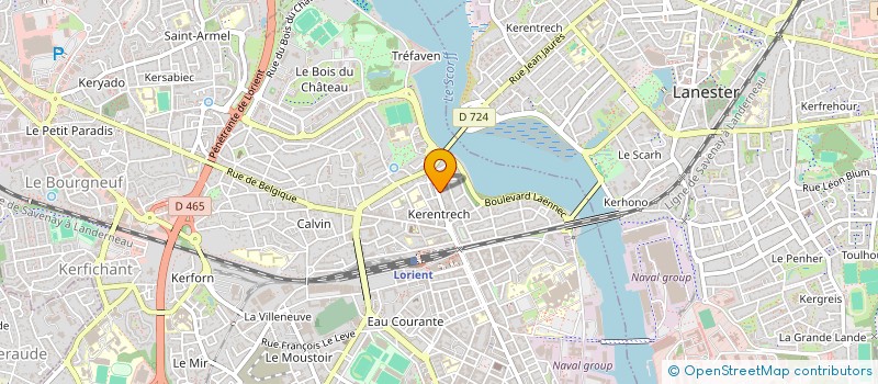 localisation de l'entreprise MADAME MORGANE PFEIFFER  LORIENT