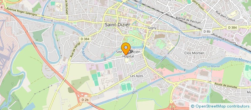 localisation de l'entreprise MADAME MORGANE PHILIPPE à SAINT-DIZIER
