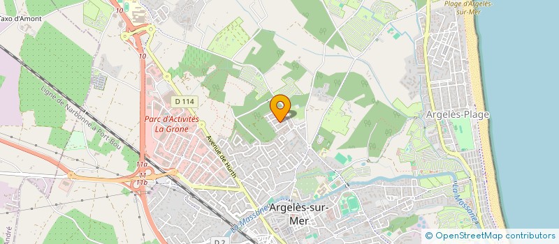 localisation de l'entreprise MADAME MORGANE PIERA  ARGELES-SUR-MER