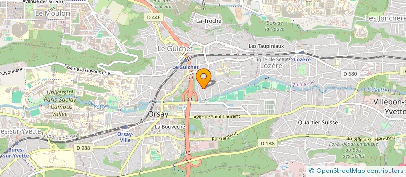 localisation de l'entreprise MADAME MORGANE PINEAU à ORSAY