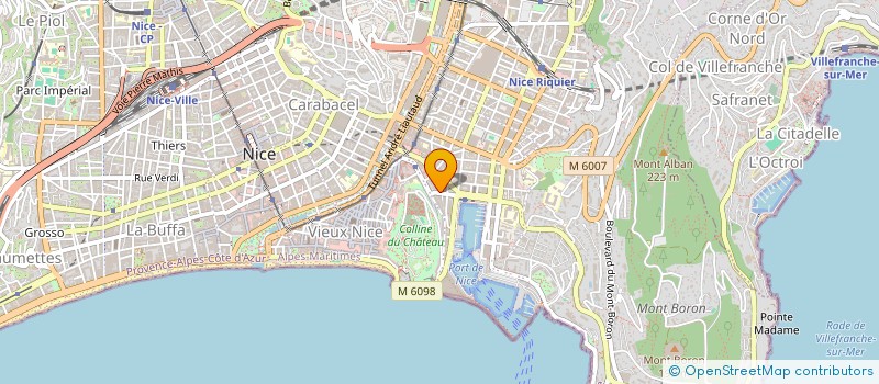 localisation de l'entreprise MADAME MORGANE PISANI à NICE