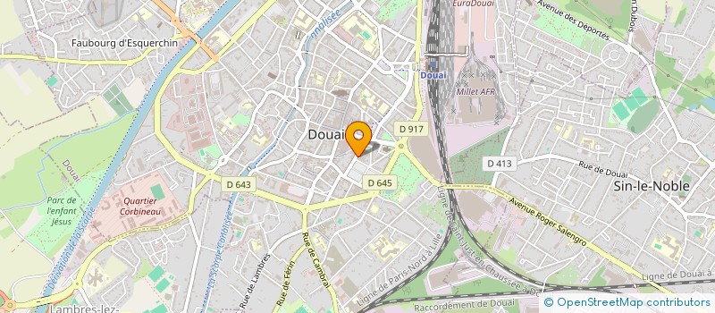 localisation de l'entreprise MADAME MORGANE PLANAT  DOUAI