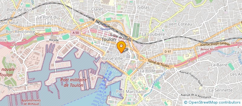 localisation de l'entreprise MADAME MORGANE PLANCHAIS  TOULON