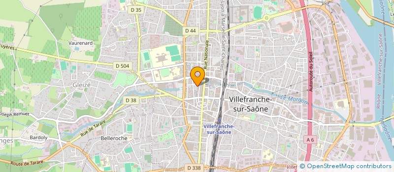 localisation de l'entreprise MADAME MORGANE PLANUS à VILLEFRANCHE-SUR-SAONE