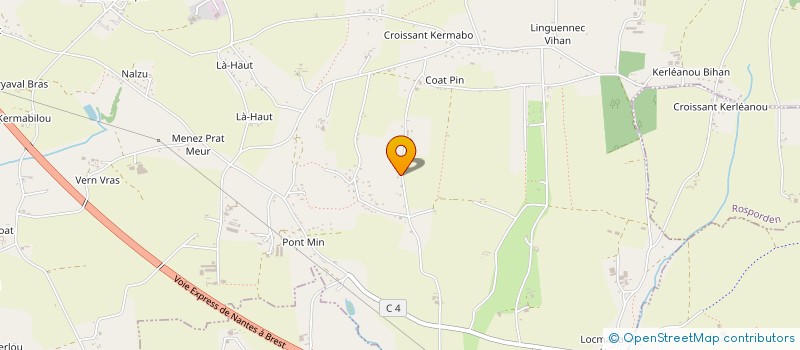 localisation de l'entreprise MADAME MORGANE PLOUZENNEC  SAINT-YVI