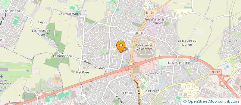 localisation de l'entreprise MADAME MORGANE POGGI  LAGORD