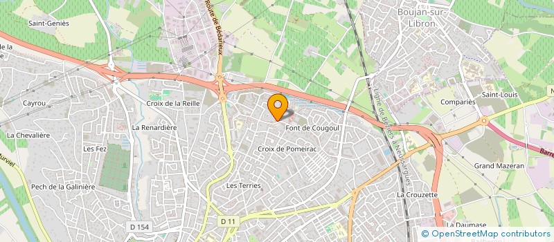 localisation de l'entreprise MADAME MORGANE POINTAUX  BEZIERS