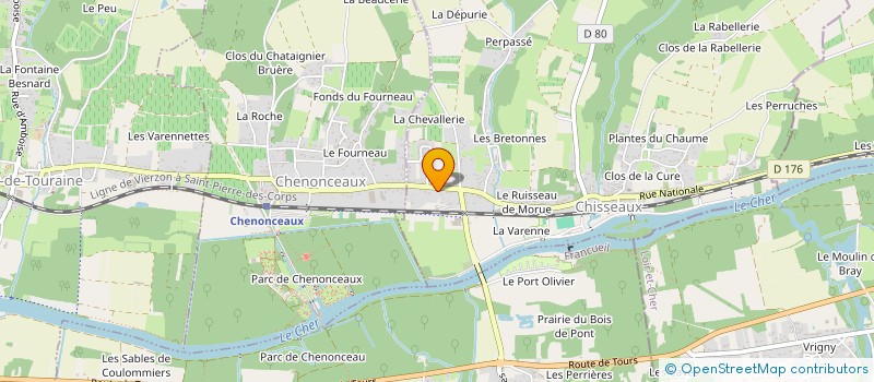 localisation de l'entreprise MADAME MORGANE POIRIER  LA RICHE