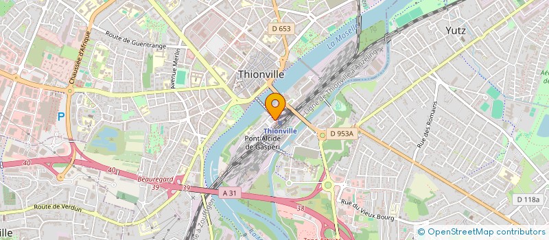 localisation de l'entreprise MADAME MORGANE PORZIO  THIONVILLE