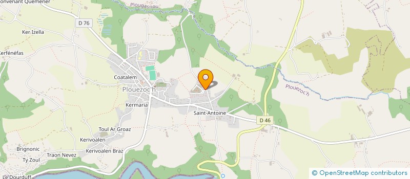 localisation de l'entreprise MADAME MORGANE POSTOLLEC  PLOUEZOC'H