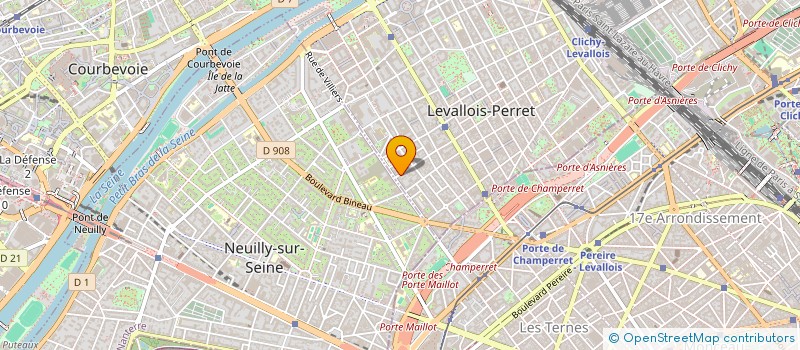 localisation de l'entreprise MADAME MORGANE PRISE à LEVALLOIS-PERRET