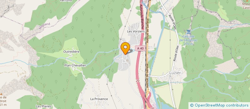 localisation de l'entreprise MADAME MORGANE PROST-ROMAND  SALLANCHES