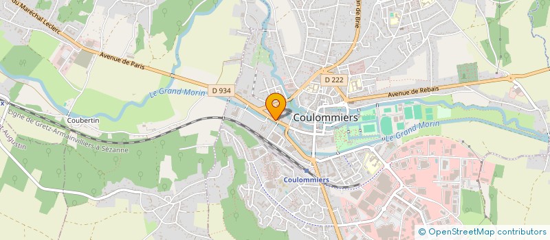 localisation de l'entreprise MADAME MORGANE PRUD'HOMME à COULOMMIERS
