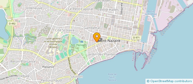 localisation de l'entreprise MADAME MORGANE QUEMENEUR  SAINT-NAZAIRE