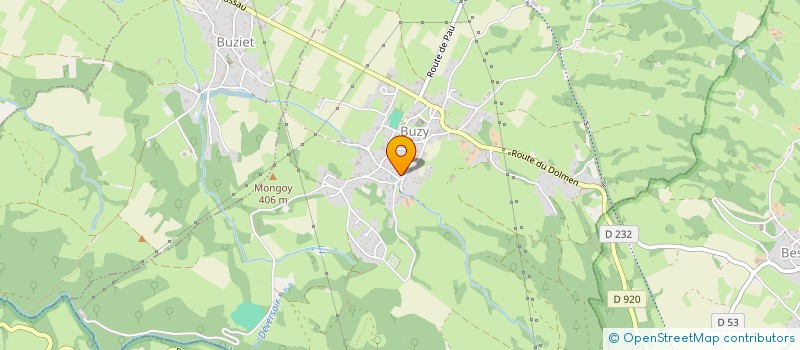 localisation de l'entreprise MADAME MORGANE QUERE  BUZY