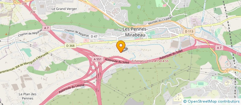 localisation de l'entreprise MADAME MORGANE QUESADA à LES PENNES-MIRABEAU