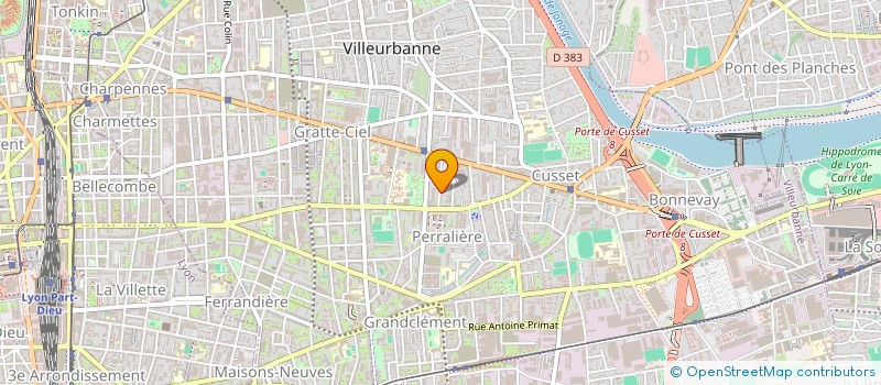 localisation de l'entreprise MADAME MORGANE QUETIER  VILLEURBANNE