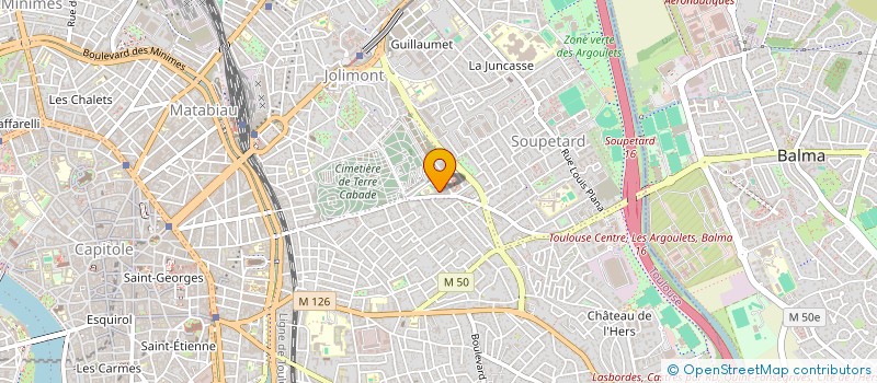localisation de l'entreprise MADAME MORGANE QUILLIOU-RIOUAL  TOULOUSE