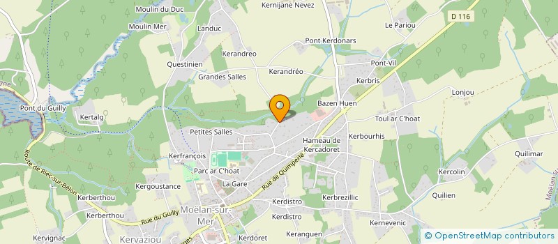 localisation de l'entreprise MADAME MORGANE RAMONET  MOELAN-SUR-MER