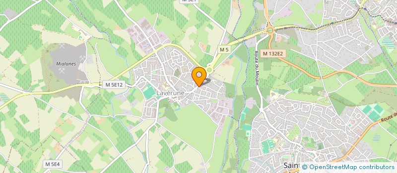 localisation de l'entreprise MADAME MORGANE REISSER  LAVERUNE