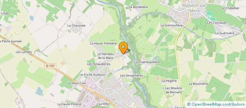 localisation de l'entreprise MADAME MORGANE RELANDEAU  AIGREFEUILLE-SUR-MAINE