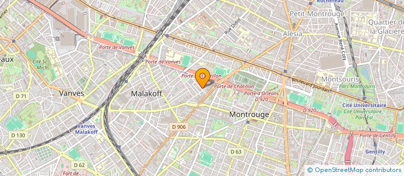 localisation de l'entreprise MADAME MORGANE RENAUD  MALAKOFF