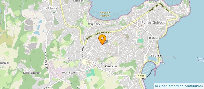 localisation de l'entreprise MADAME MORGANE RENAULT à PERROS-GUIREC