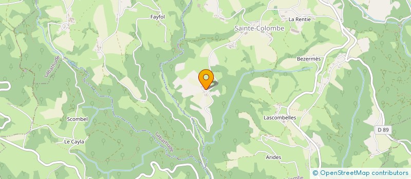 localisation de l'entreprise MADAME MORGANE RENE  SAINTE-COLOMBE