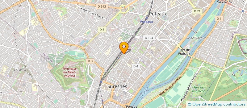 localisation de l'entreprise MADAME MORGANE REY à SURESNES