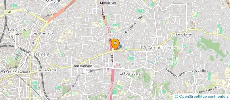 localisation de l'entreprise MADAME MORGANE REYBAUD  MARSEILLE