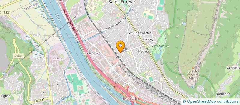 localisation de l'entreprise MADAME MORGANE REYNAUD  SAINT-EGREVE