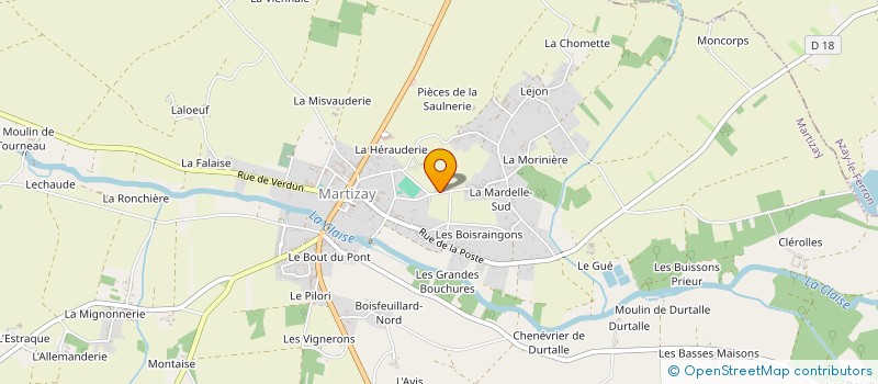 localisation de l'entreprise MADAME MORGANE RIBARDIERE à LINGE