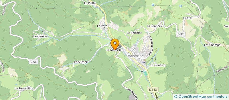 localisation de l'entreprise MADAME MORGANE RICHARD  VALSONNE