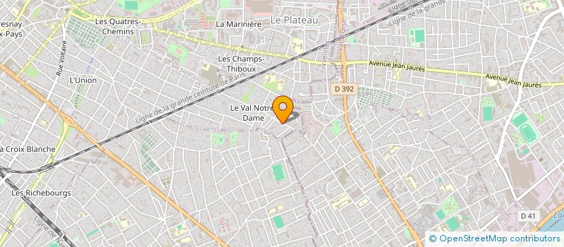 localisation de l'entreprise MADAME MORGANE RIMBAUX  SARTROUVILLE