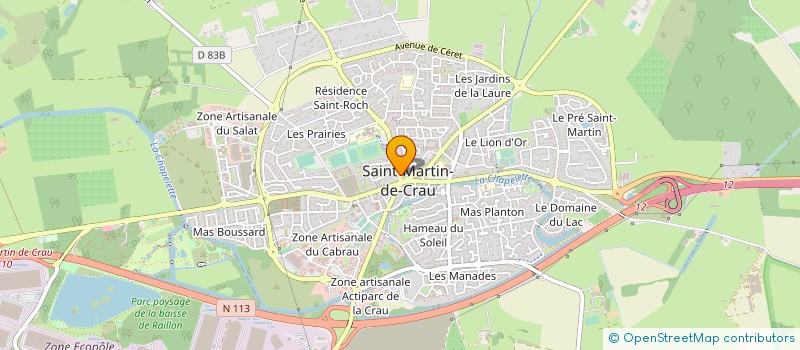 localisation de l'entreprise MADAME MORGANE RIOU à SAINT-MARTIN-DE-CRAU