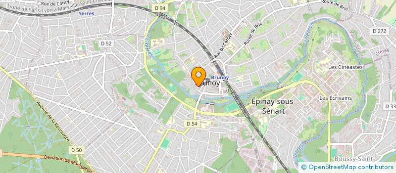 localisation de l'entreprise MADAME MORGANE RIVET  BRUNOY