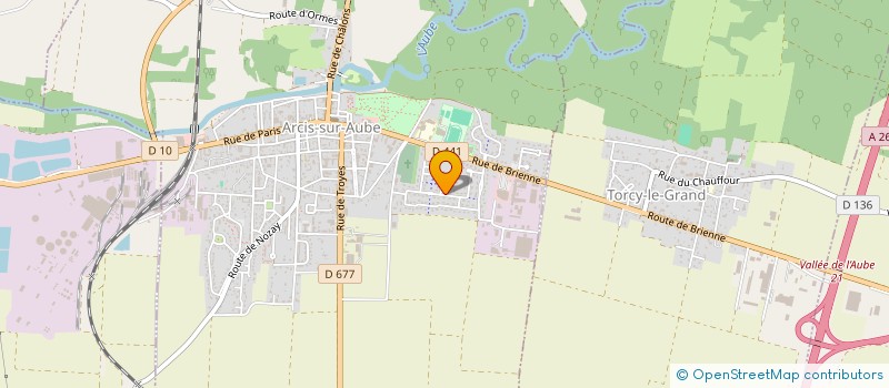 localisation de l'entreprise MADAME MORGANE RIVIERE  ARCIS-SUR-AUBE