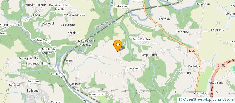 localisation de l'entreprise MADAME MORGANE ROLLAND à QUIMPER