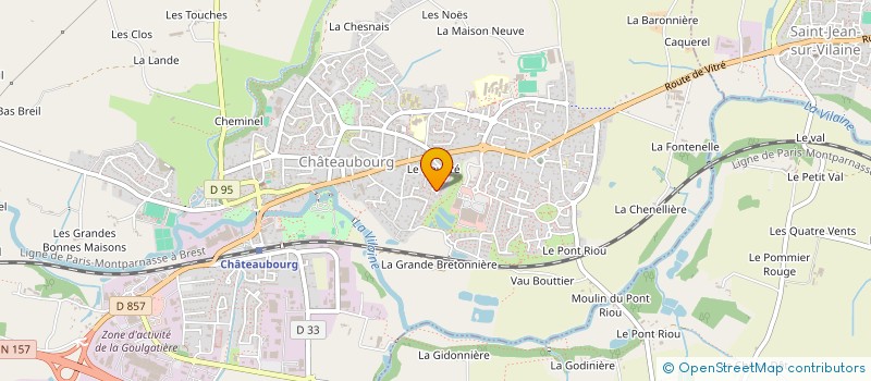 localisation de l'entreprise MADAME MORGANE ROMEUF à CHATEAUBOURG