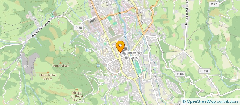 localisation de l'entreprise MADAME MORGANE ROSE à BAGNERES-DE-BIGORRE