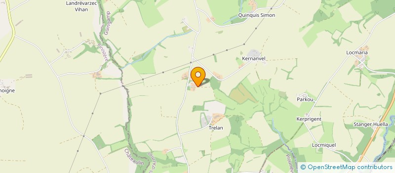 localisation de l'entreprise MADAME MORGANE ROUET  PLOURAC'H