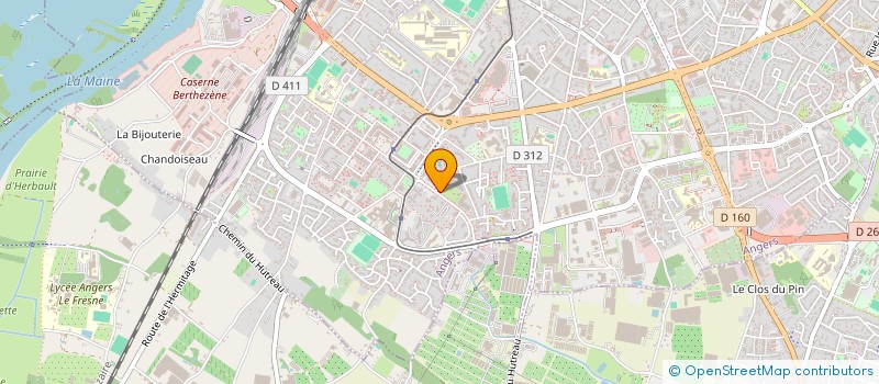 localisation de l'entreprise MADAME MORGANE ROUSSEAU à ANGERS