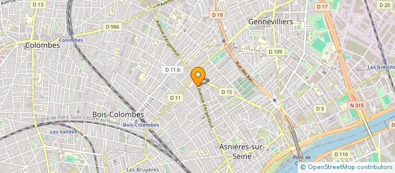 localisation de l'entreprise MADAME MORGANE ROUSSEAU  ASNIERES-SUR-SEINE